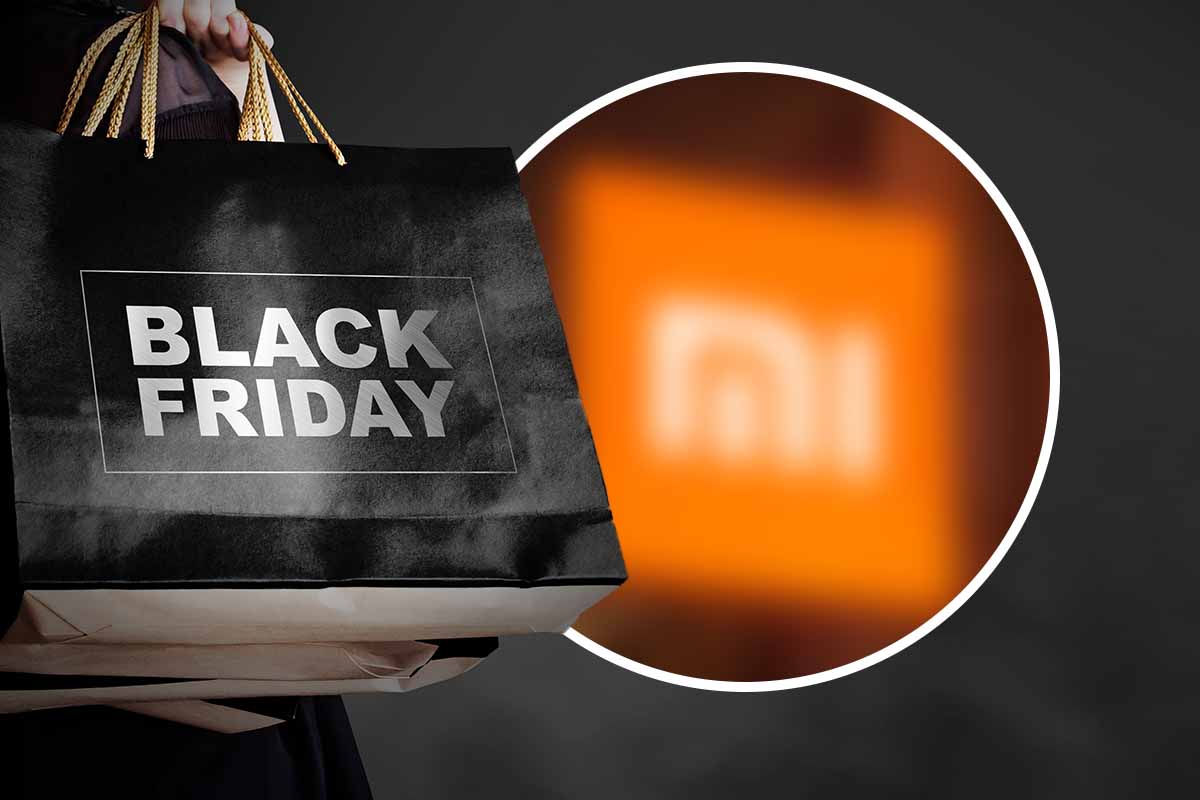 Buste con scritta Black Friday